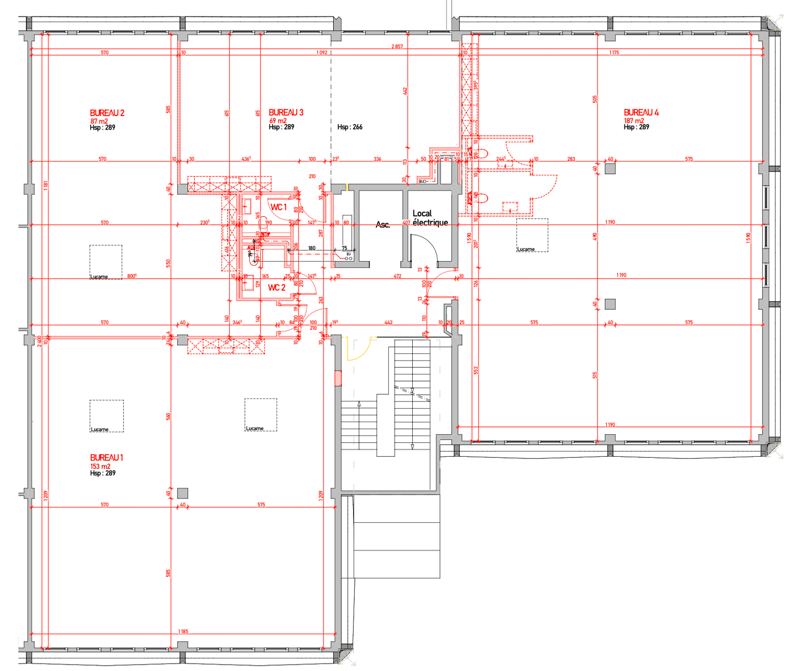 Surface of 140m2 with loading dock for rent! (4)