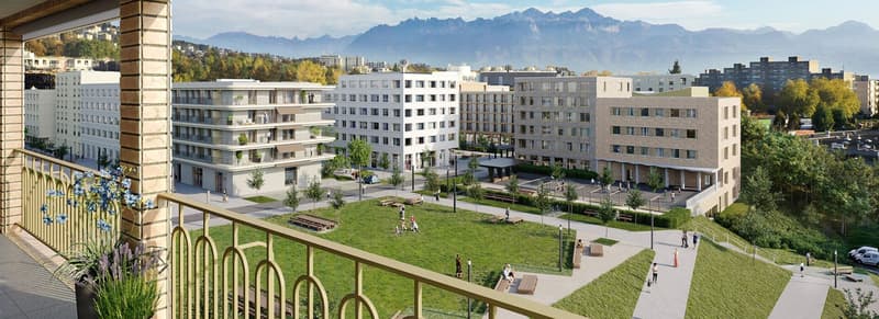 spacieux appartement de 5.5 pièces au cur du quartier de l'Orée à Crissier (1)