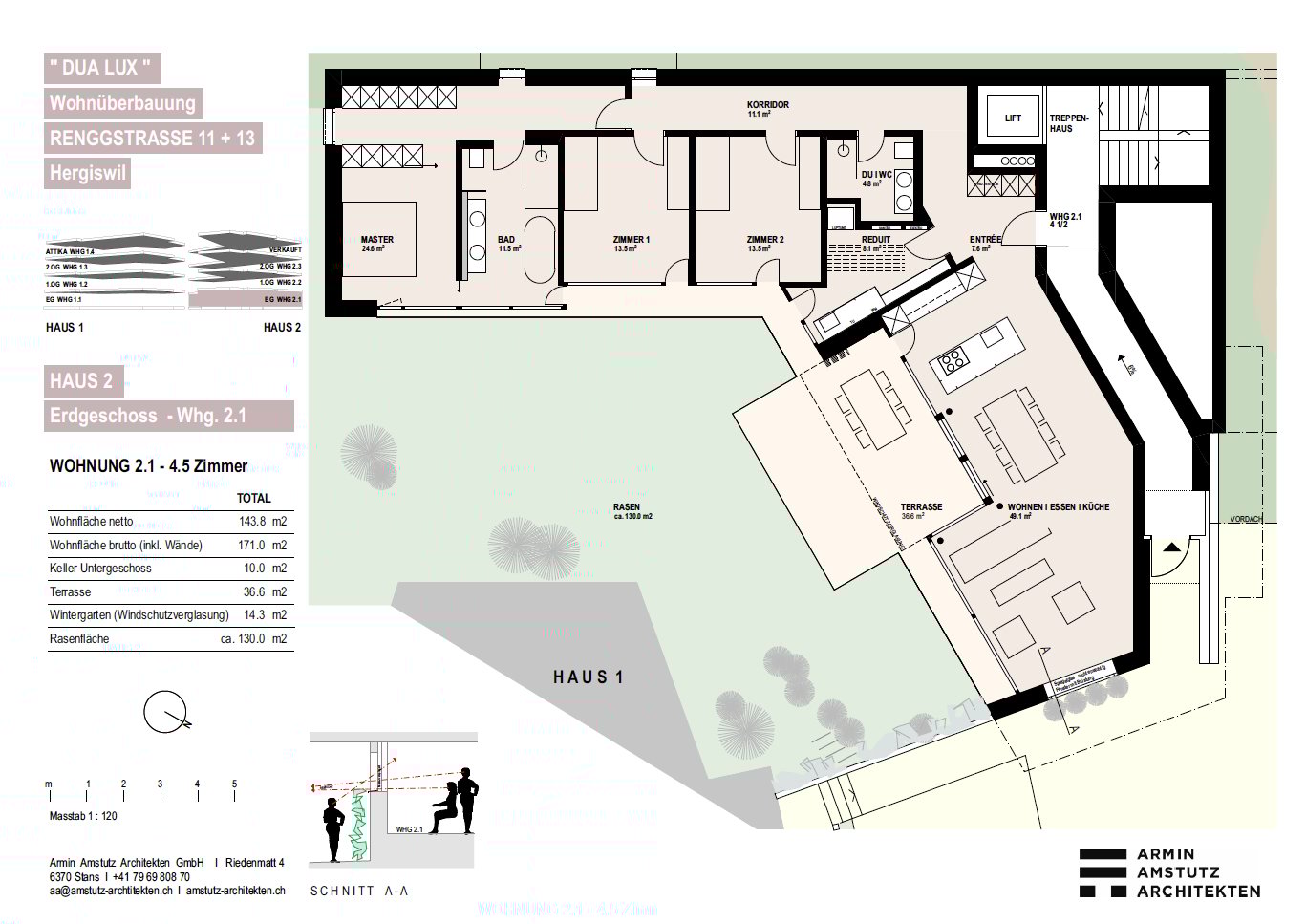 entrance, hallway, 3 bedrooms, kitchen, dining area, living room, bathroom, balcony, terrace