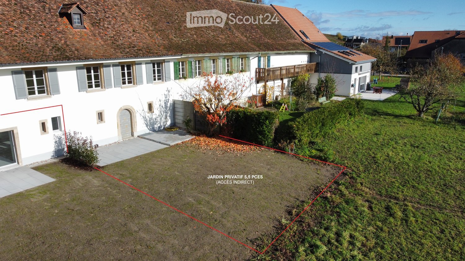 detached house with terrace and garden
