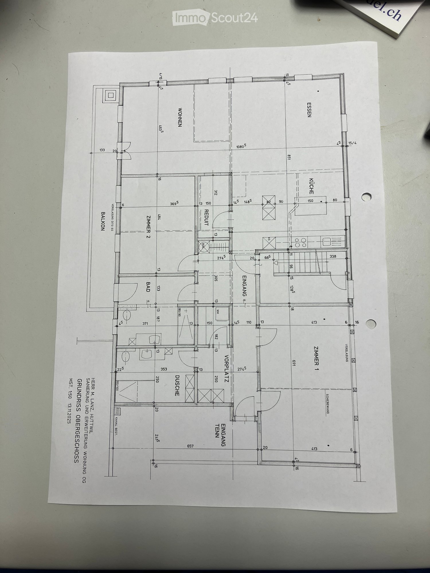 Floor Plan. Floor plan showing layout with living room, kitchen, 2 bedrooms, 2 bathrooms, and a balcony.