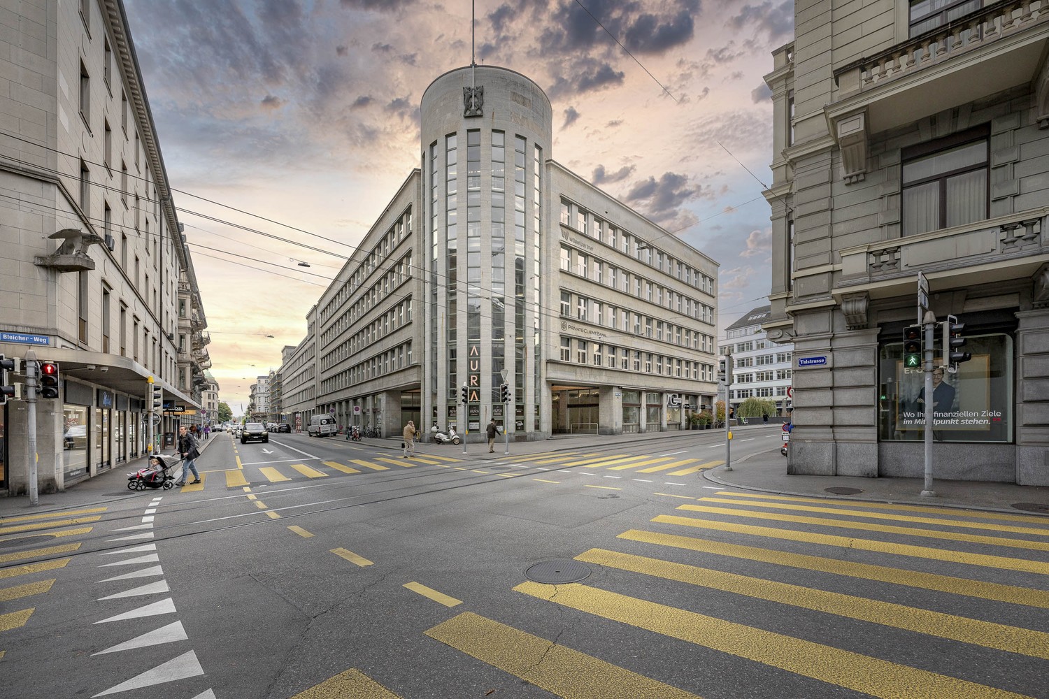 Zurich private banking office building