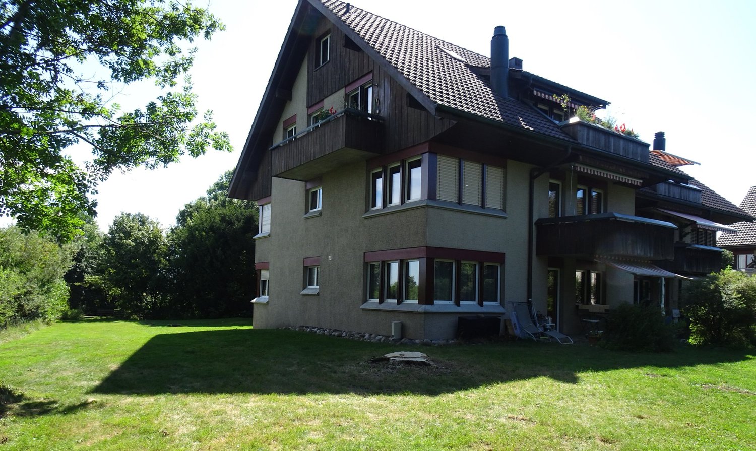 Bild 4.5 Zimmerwohnung mit direktem Zugang zum Garten
