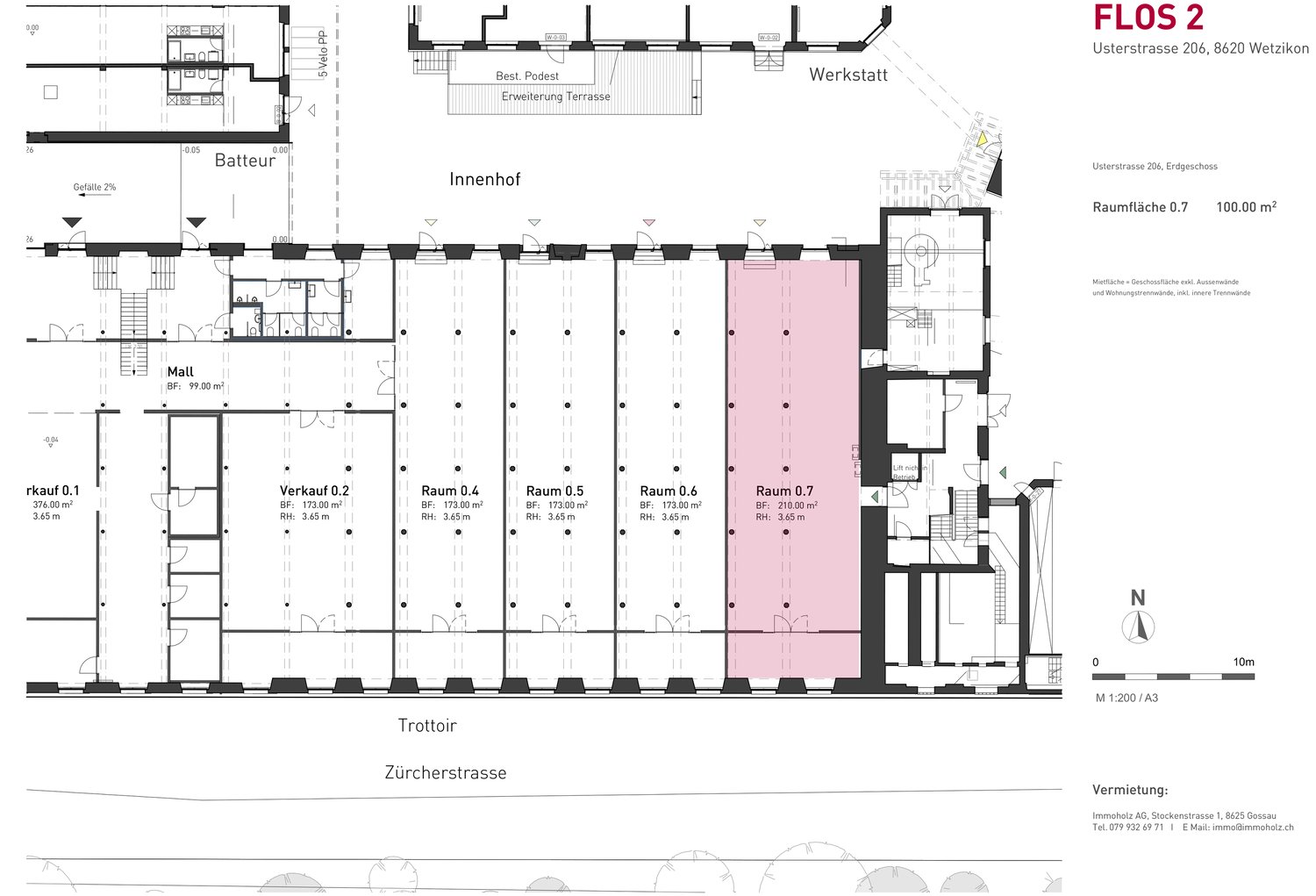 Floor plan, includes space names and dimensions