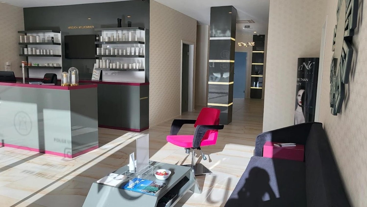 Counter, Shelves, Chair, Sofa, Desk, Book, Bowl, Lamp